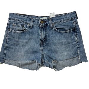 Levi’s 515 Women's Size 4 Cutoff Mid Rise Light Wash Jean Shorts Daisy Dukes